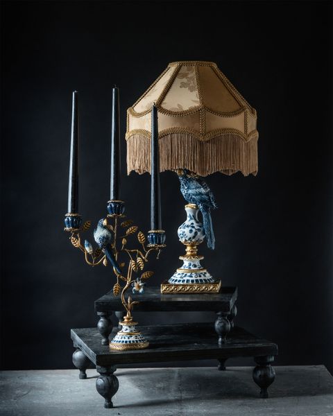 Lampfot Papegøye – Blå 43 cm